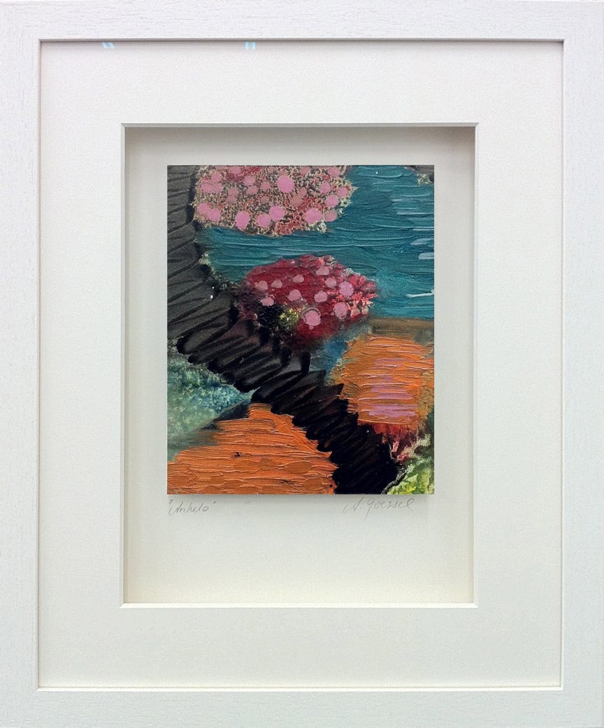 Anhelo IV, 21 x 26 cm, &Ouml;l auf Malplatte, Berlin 2011